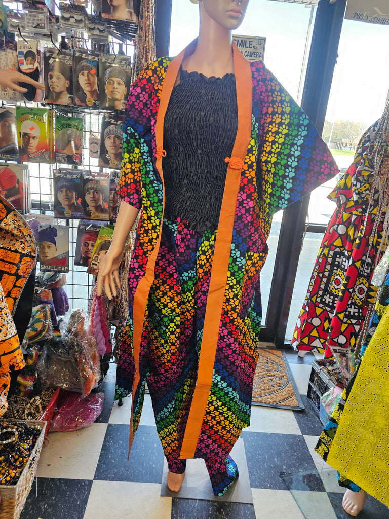 3 piece lovely Ankara pant set elegant Beautiful set