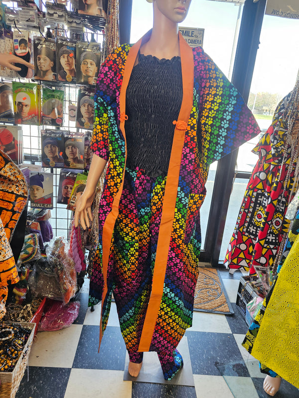 3 piece lovely Ankara pant set elegant Beautiful set