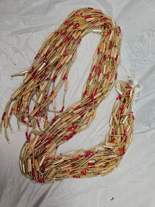 African Rope Waist Beads Belly Jewelry #7