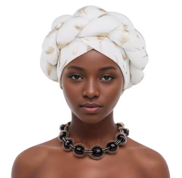 Classic Elegant African Hat Turban Women cap