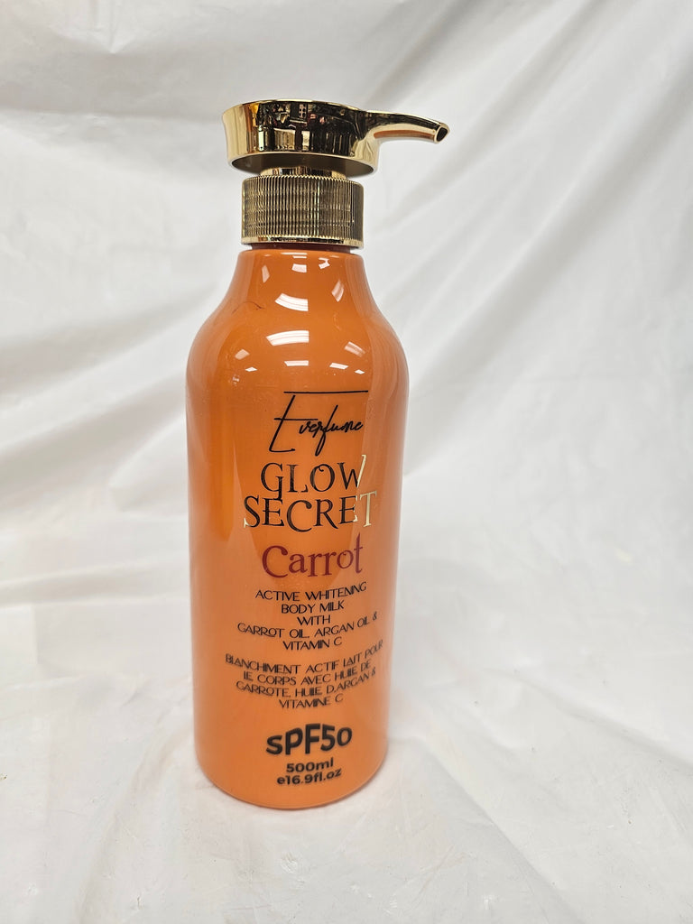 Glow secret carrot glowing body milk 500ml