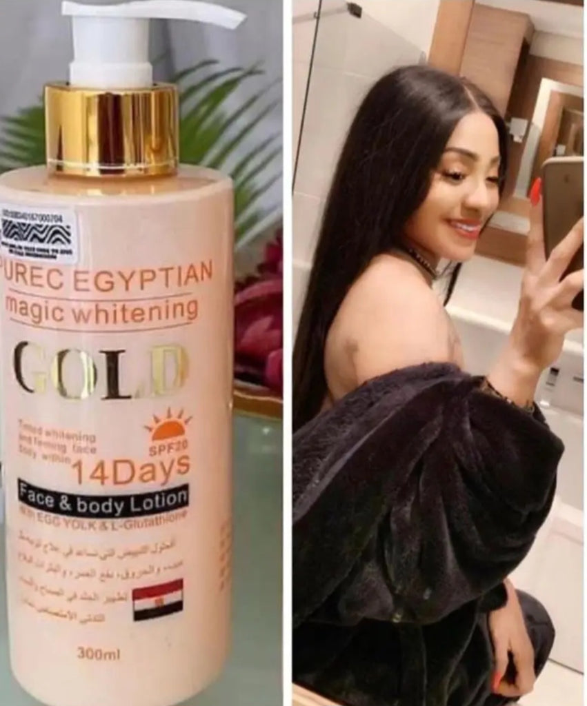 Purec Egyptian Gold face and body lotion 300ml