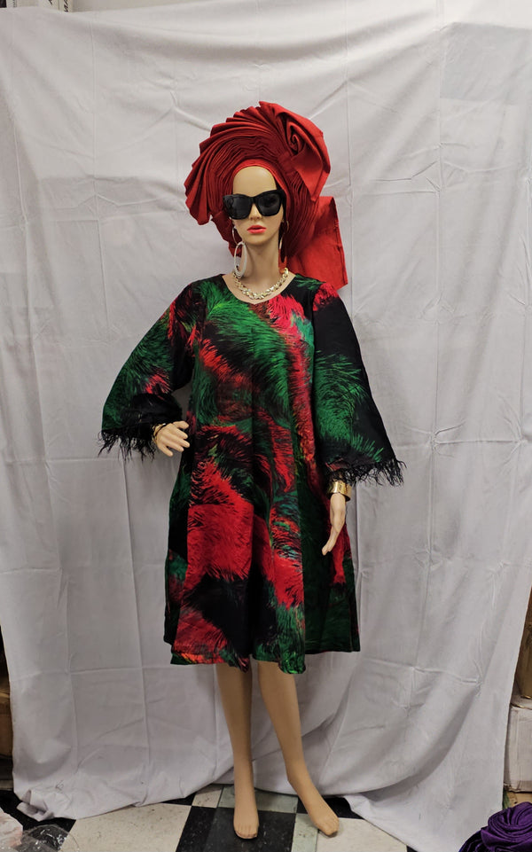 African Elegant  Women Ready to Wear Dress Short Dress