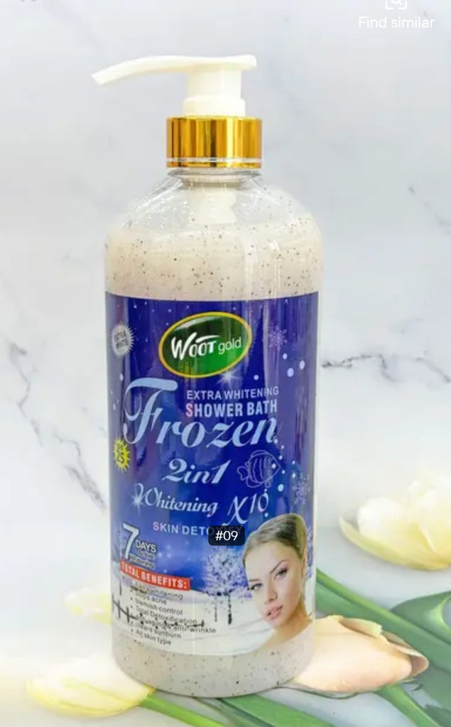 Veetgold Frozen 2 in 1 Shower Bath Extra Whitening Glowing Shower 1000ml