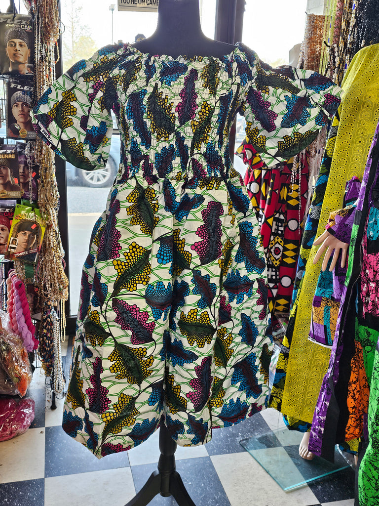 Elegant Beautiful Smoky Ankara dress one size fit all