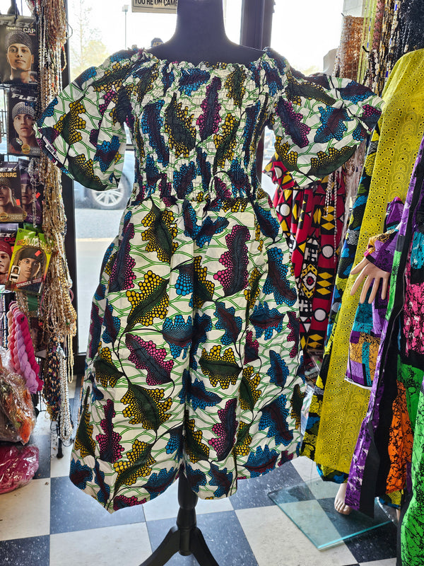 Elegant Beautiful Smoky Ankara dress one size fit all