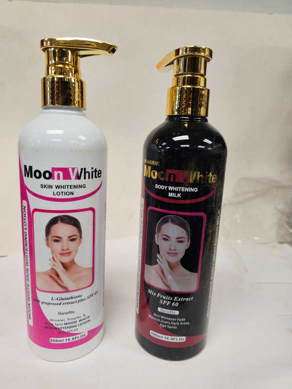 Moon white Brightening Glowing body milk