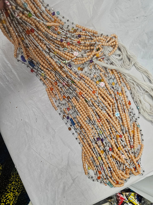 African Rope Waist Beads Belly Jewelry #2