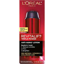 L'Oreal Paris Revitalift Triple Power Broad Spectrum SPF 30 Sunscreen - 1.7 oz