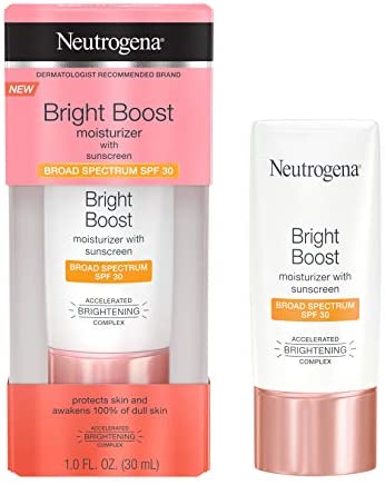 Neutrogena Bright Boot facial Moisturizer Vitamin C & E, 1.0 fl. oz