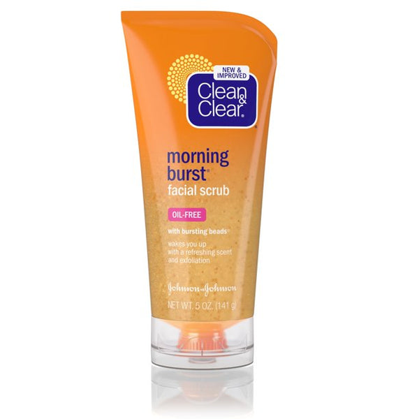 Clean & Clear Morning Burst Oil-Free Exfoliating Face Scrub, 5 oz