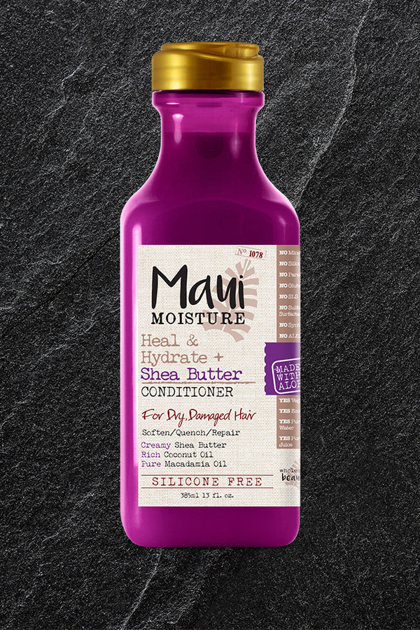 Maui Moisture Heal & Hydrate + Shea Butter Conditioner to Repair & Deeply Moisturize Tight Curly Hair - 13 fl oz