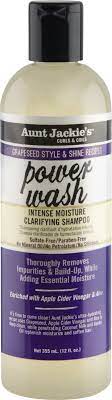 Aunt Jackie's™ 12 fl. oz. Power Wash Intense Moisture Clarifying Shampoo