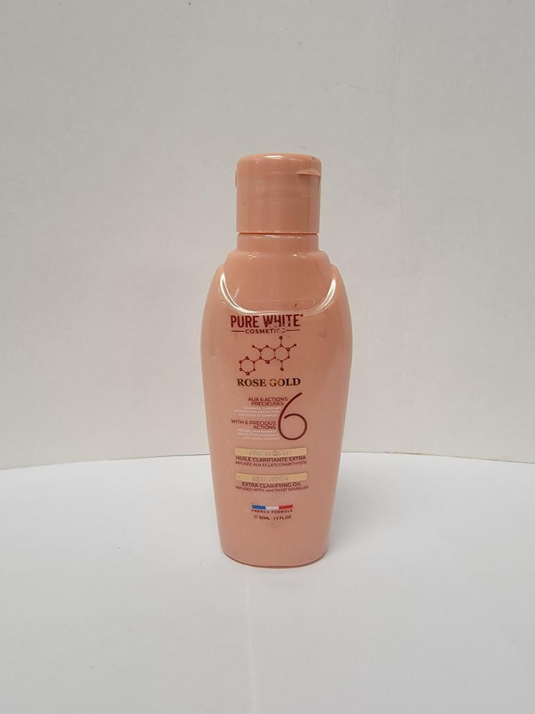 PURE WHITE ROSE  GOLD GLOWING OIL