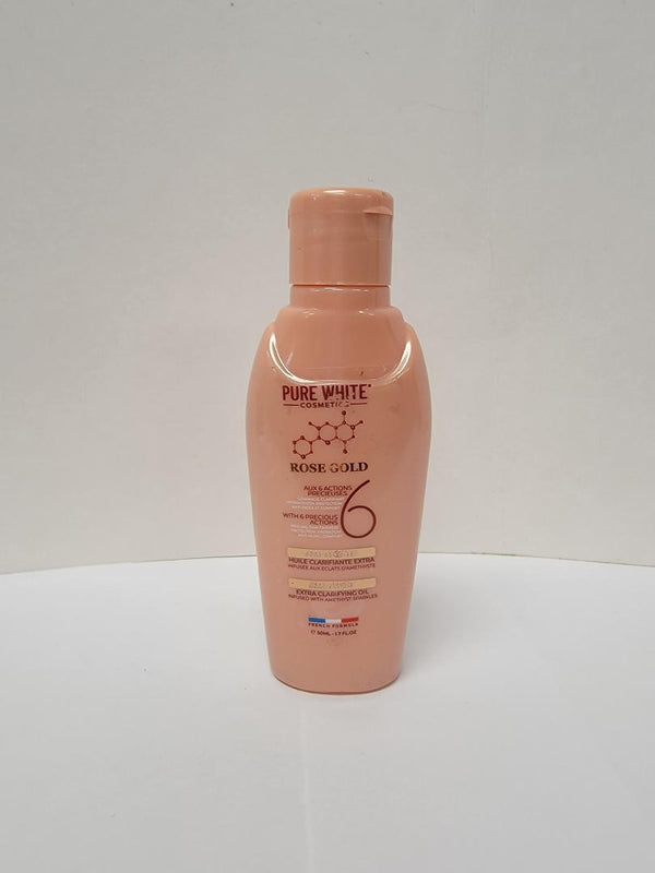 PURE WHITE ROSE  GOLD GLOWING OIL