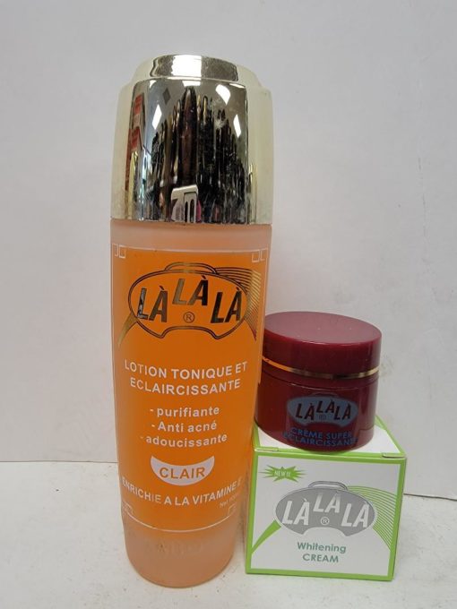 Lalala Lightening lotion and Face Cream