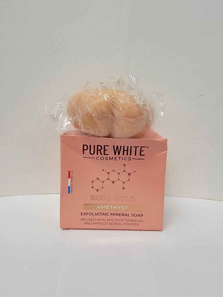 PURE WHITE ROSE GOLD GLOWING SOAP 150g