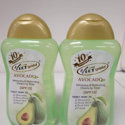 Veetgold avocado whitening & refreshing cleaning toner spf15