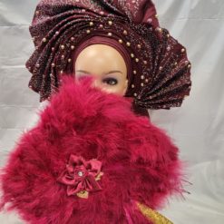 Wedding Bridal feather hand fan