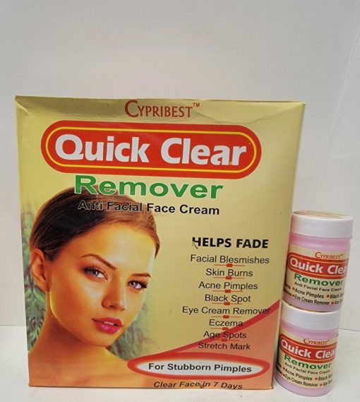 12 Pack Quick Clear Remover Anti Facial Face Cream