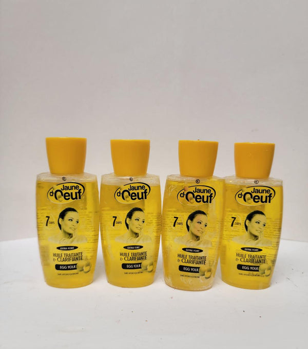 Jaune d'oeuf treating and clarifying egg yolk oil