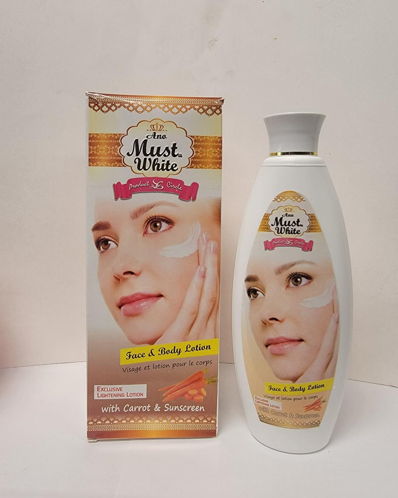 MUST WHITE FACE AND BODY LOTION 500ml