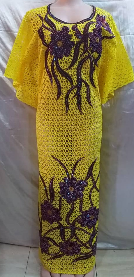 SENEGALESE HIGH QUALITY READY-MADE DRESS FULL STONE WITH INNER LINING Ladybee SENEGALESE HIGH QUALITY READY-MADE DRESS FULL STONE WITH INNER LINING Ladybee