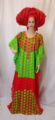 HIGH QUALITY SWISS SENEGALESE DRESS