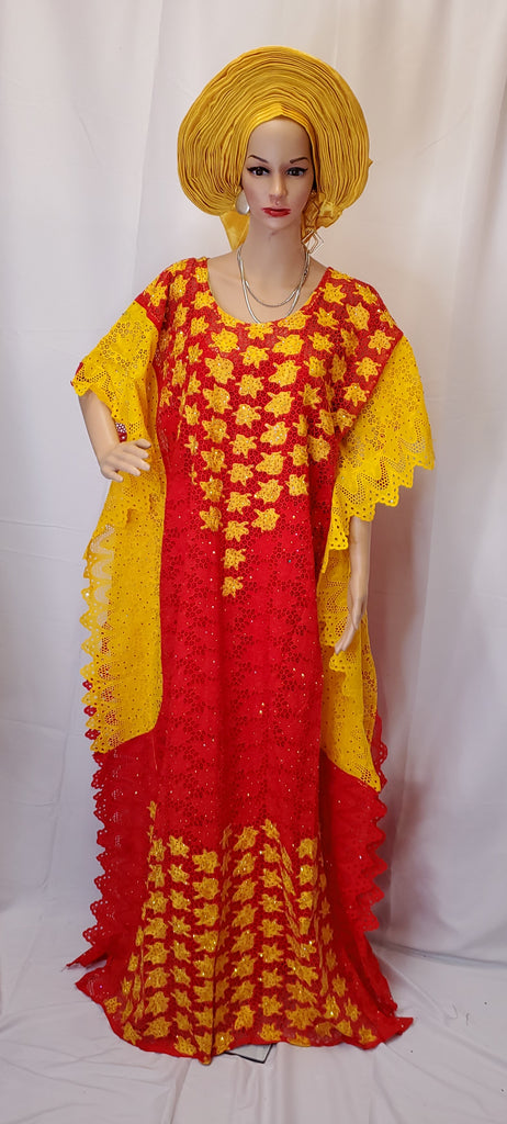 HIGH QUALITY SWISS SENEGALESE DRESS