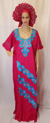 EXQUISITE PINK READYMADE SWISS LACE