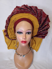 AUTO GELE HEADTIE READYMADE ASO OKE HEADTIE
