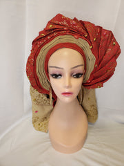 AUTO GELE HEADTIE READYMADE ASO OKE HEADTIE