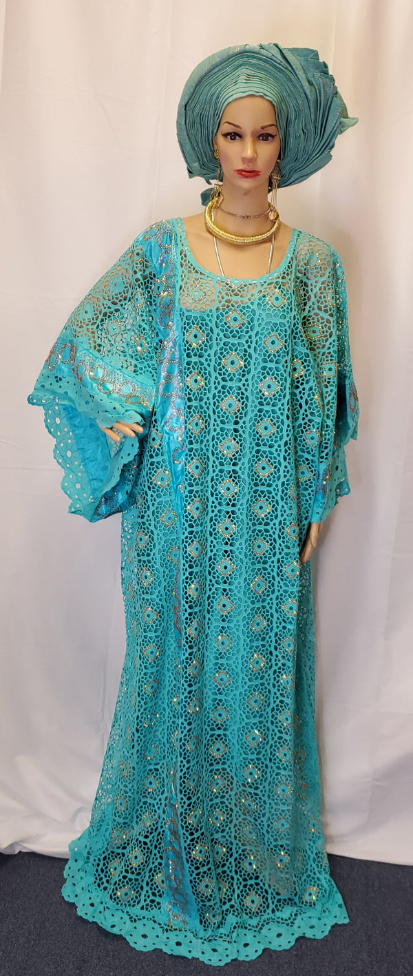 EXQUISITE CLASSIC HIGH QUALITY FULLY STONNES DRESS