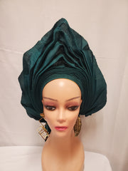PLAIN READYMADE HEADTIE AUTO GELE POINTED  HEADTIE