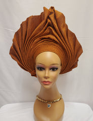 PLAIN READYMADE HEADTIE AUTO GELE POINTED  HEADTIE