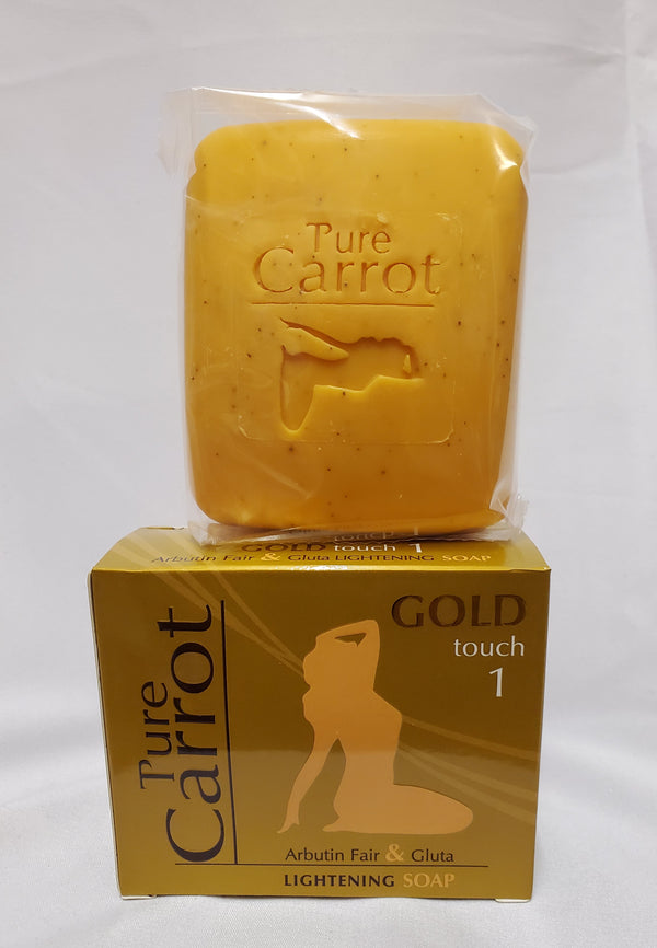 PURE CARROT GOLD ARBUTIN FAIR & GLUTA LIGHTENING SOAP