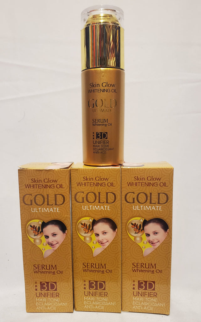 SKIN GLOW WHITENING OIL GOLD  ULTIMA  SERUM 3D UNIFIER