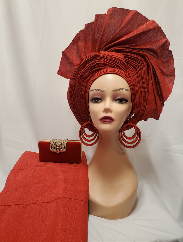 UNIQUE &CLASSIC READY-MADE HEADTIE ASO OKE