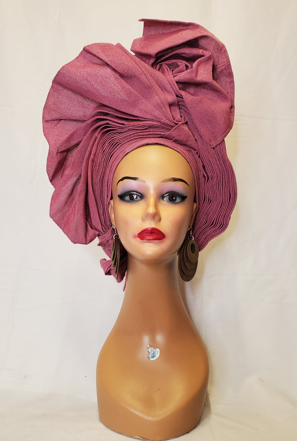 AFRICA AUTO GELE READY-MADE HEADTIE ONION