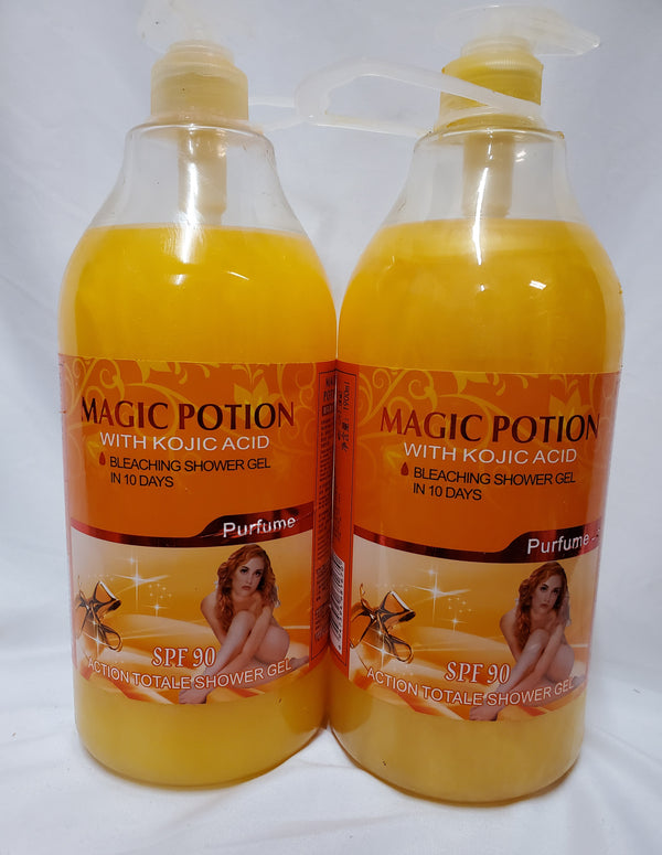 MAGIC POTION WITH KOJIC  SHOWER GEL IN 10 DAYS