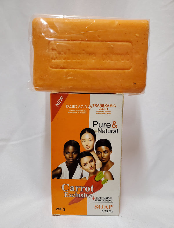 PURE & NATURAL CARROT EXCLUSIVE  INTENSIVE WHITENING SOAP