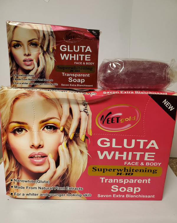 VEETGOLD GLUTA WHITE FACE & BODY  SOAP