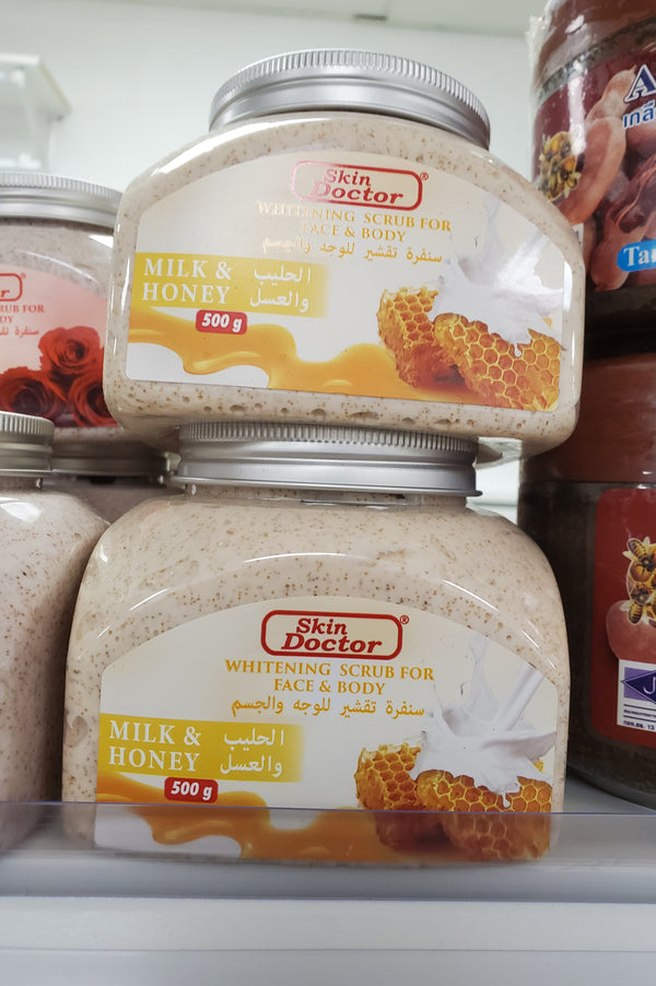 SkinDoctor  Scrub For Face & Body Milk &Honey