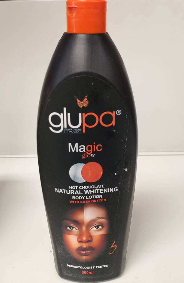 Glupa Magic Glow Natural  Body Lotion With Shea Butter 600ml