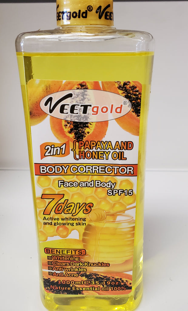 VEETgold 2in 1 PAPAYA AND HONEY OIL SPF15