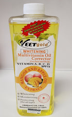 VEETgold WHITENING MULTIVITAMIN OIL CORRECTOR FOR FACE AND BODY VITAMIN A,B,C,D SPF15