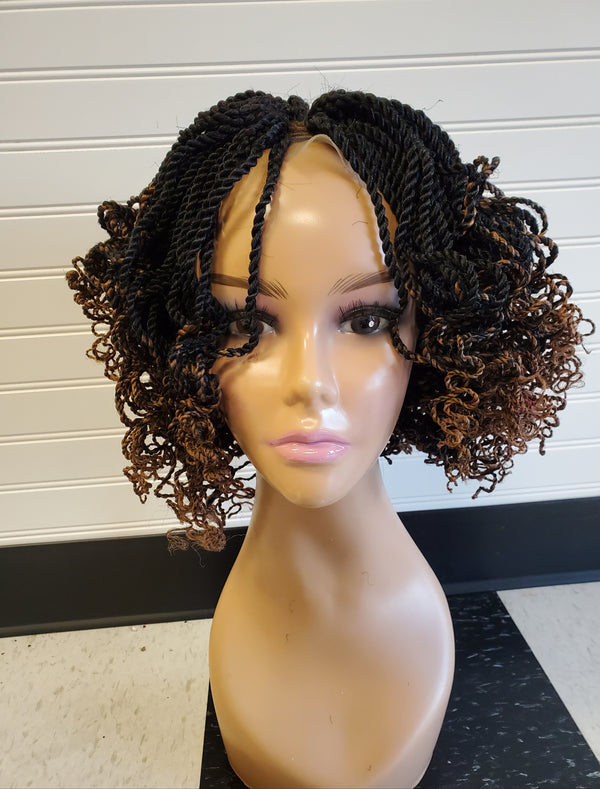 KINKY TWIST TWO TONE WIG