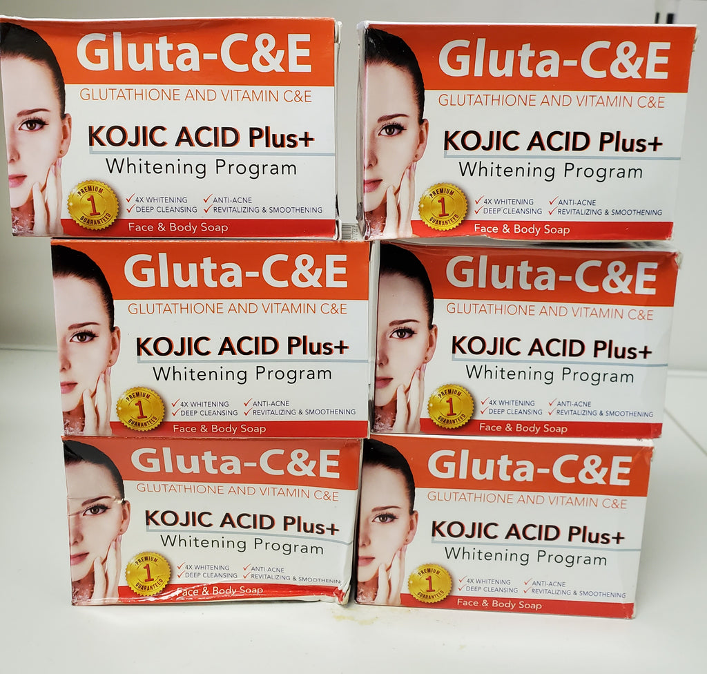12 PACK GLUTA C& E  SOAP