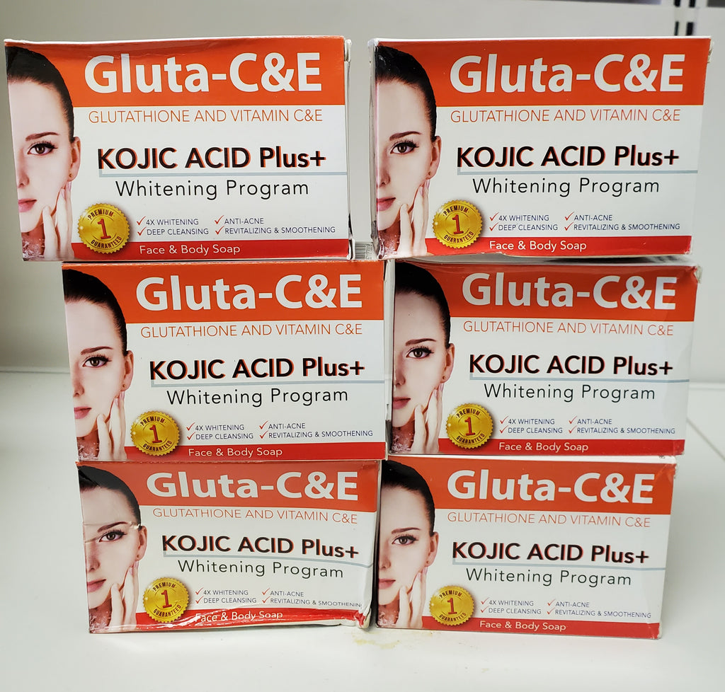 12 PACK GLUTA C& E  SOAP