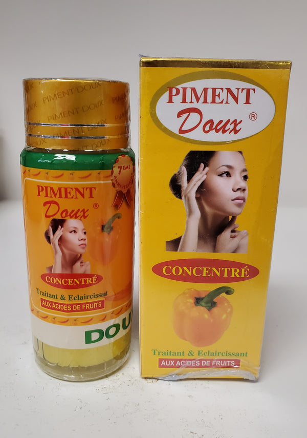 Piment Doux plus whitening cleansing face cream. Rich in collagen